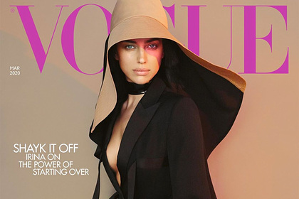 Ирина Шейк снялась для обложки Vogue в пиджаке на голое тело