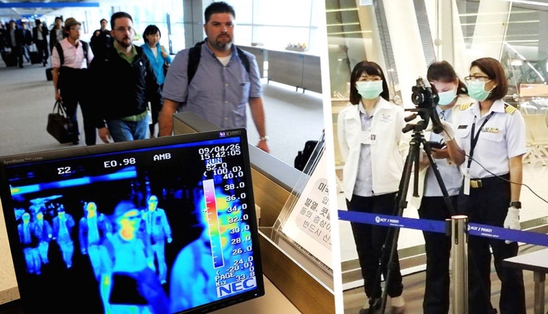 Из-за атипичной пневмонии туристов при въезде в Таиланд стали досматривать через сканеры , Таиланд 