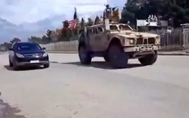 Опубликовано видео погони американцев за российскими военными в Сирии