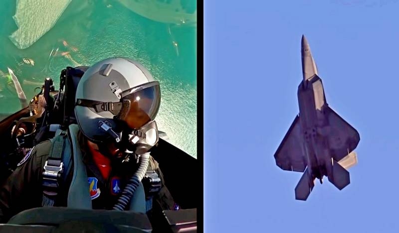 Высший пилотаж: американский F-22 доказал, что умеет так же, как Су-35