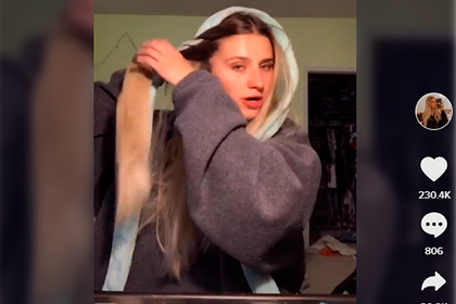 Блогерша уложила волосы поясом от халата и удивила подписчиков результатом