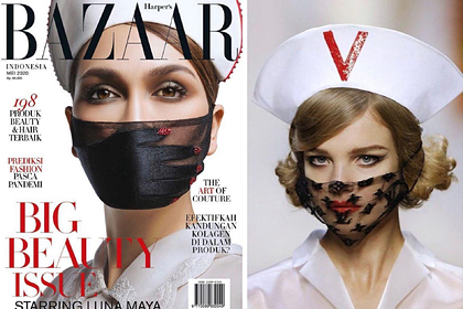 В наряде героини обложки модного журнала разглядели 12-летнее фото Водяновой