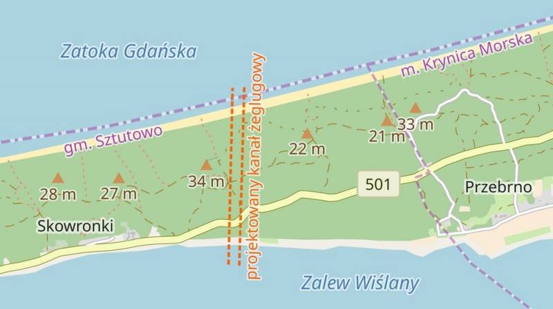 Польские СМИ: Россия намерена сорвать строительство канала через Балтийскую косу