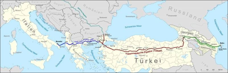 Газопровод-конкурент «Турецкого потока» достиг Италии
