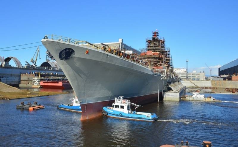 Завершен самый трудоемкий этап модернизации крейсера «Адмирал Нахимов»