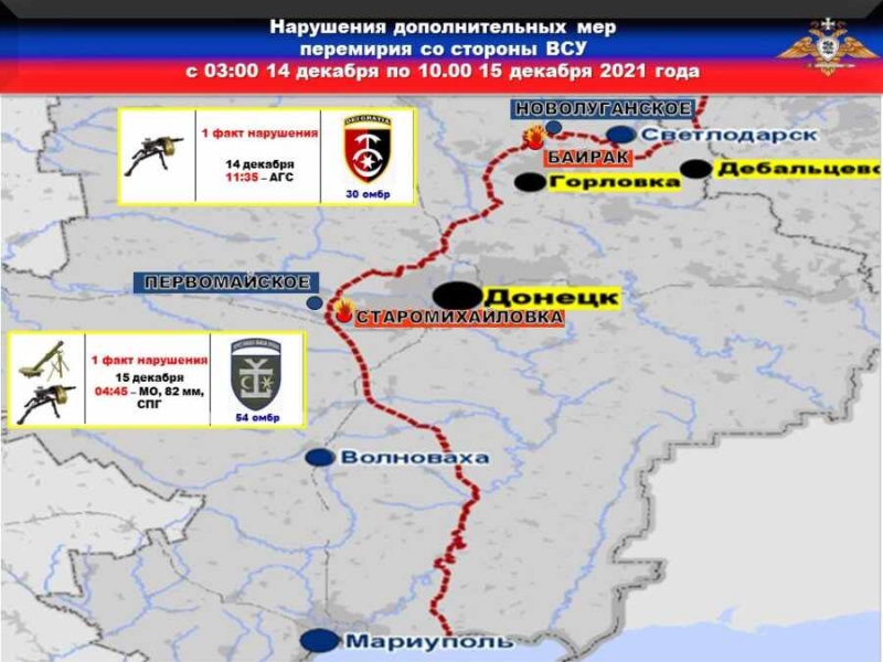 Украинские боевики обстреляли территорию Республики – НМ ДНР