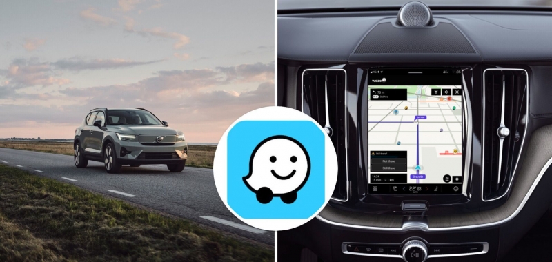 Навигатор Waze интегрировали в автомобили Volvo