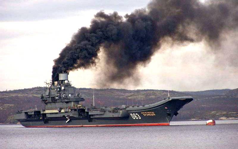 «Адмирала Кузнецова» избавят от черного дыма