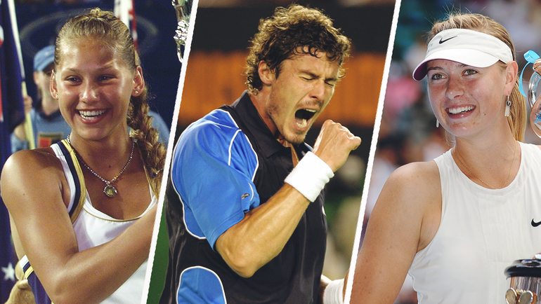 Красота Курниковой, слезы Шараповой и буря Сафина. Australian Open — наш