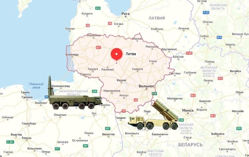 Литва оказалась зажата между ракетными учениями России и Беларуси