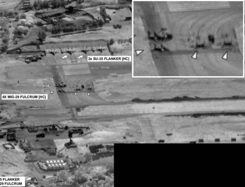 Пентагон показал фото переброски ВКС РФ в Ливию