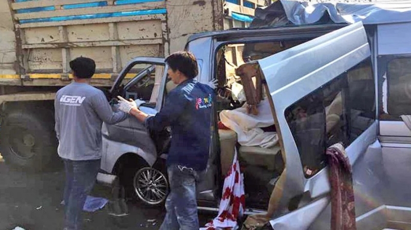 Пять туристов погибло в результате аварии в Таиланде , Таиланд 