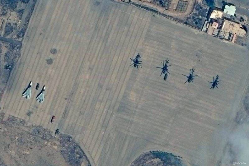 Российская авиация замечена на ранее не используемом аэродроме в Сирии