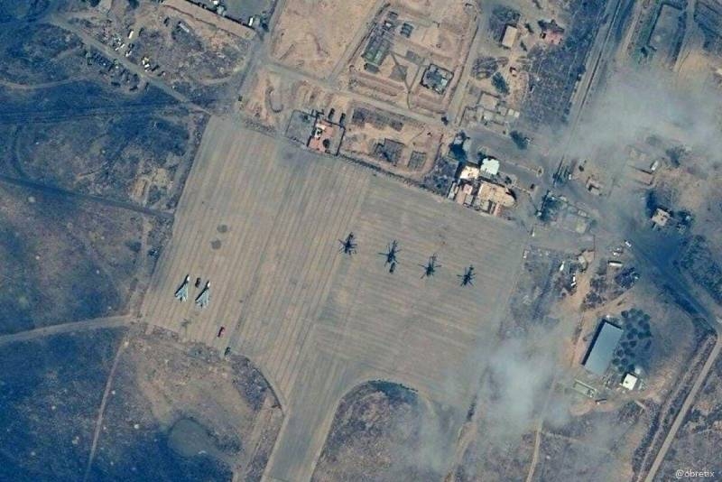 Российская авиация замечена на ранее не используемом аэродроме в Сирии