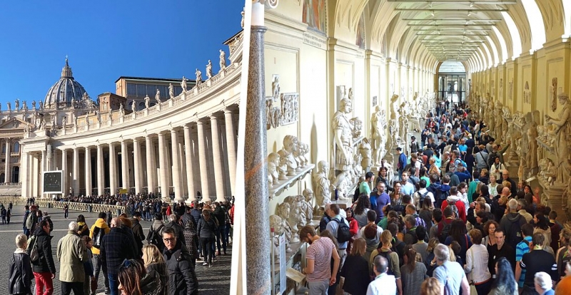 Составлен лайфхак: как туристу избежать очередей в Риме? , Италия 