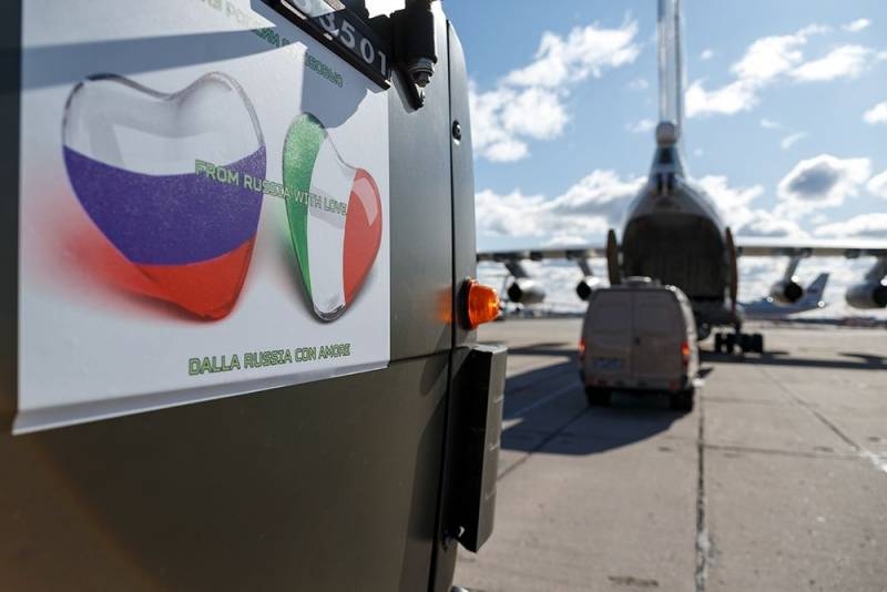 В Италии удивились скорости переброски российских медиков из Подмосковья